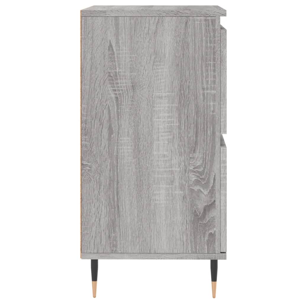 Dressoirs 3 St Bewerkt Hout Grijs Sonoma Eikenkleurig