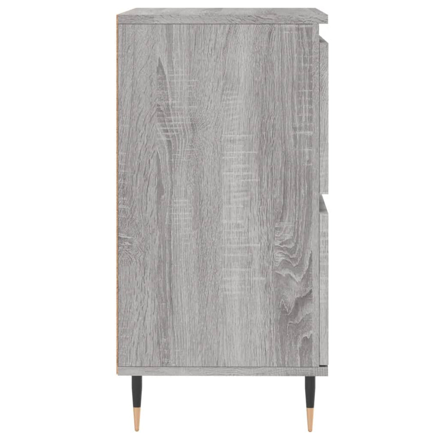 Dressoirs 3 St Bewerkt Hout Grijs Sonoma Eikenkleurig