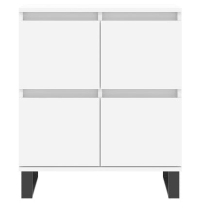 Dressoirs 3 St Bewerkt Hout Wit