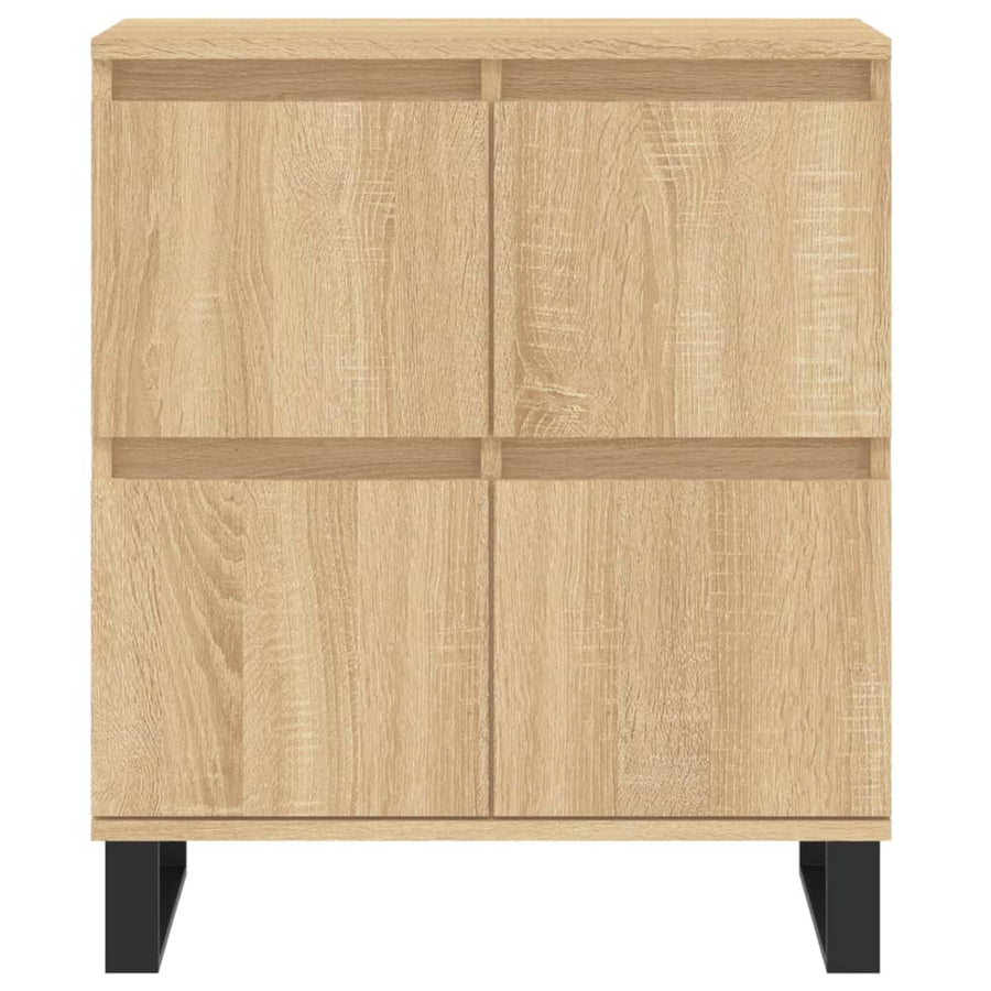 Dressoirs 3 St Bewerkt Hout Sonoma Eiken