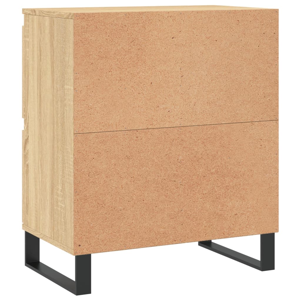 Dressoirs 3 St Bewerkt Hout Sonoma Eiken