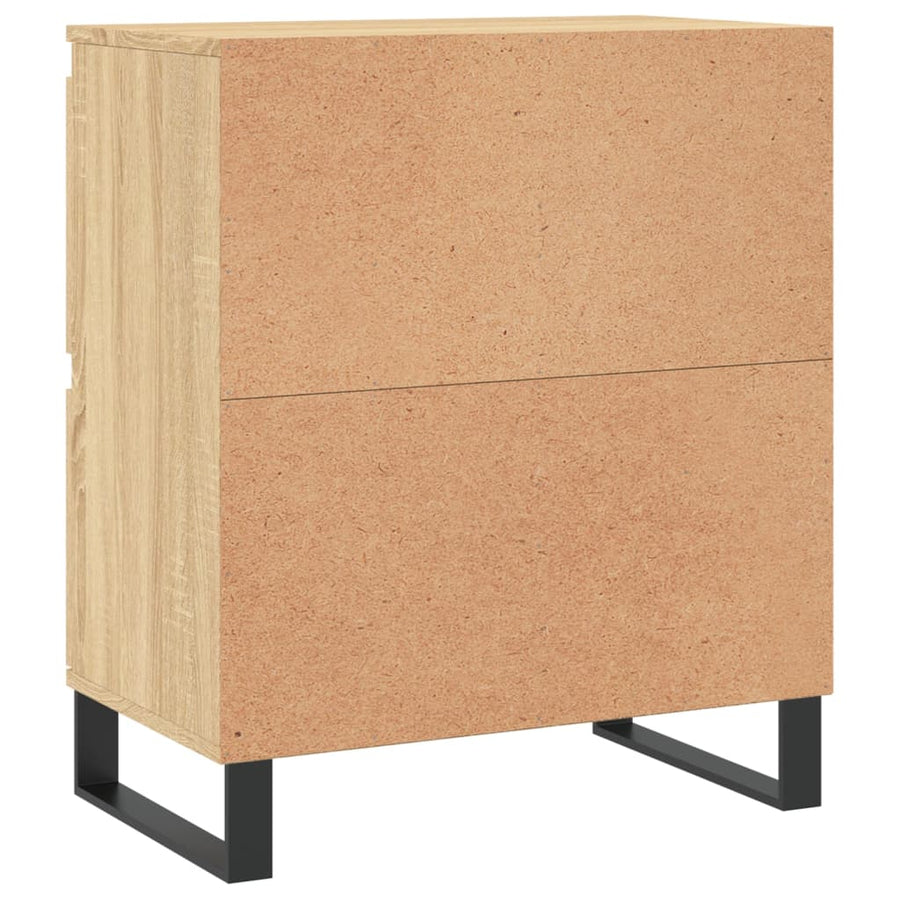 Dressoirs 3 St Bewerkt Hout Sonoma Eiken