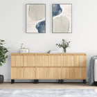 Dressoir 180x35x70 cm bewerkt hout sonoma eiken