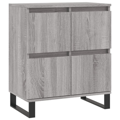 Dressoirs 3 St Bewerkt Hout Grijs Sonoma Eikenkleurig
