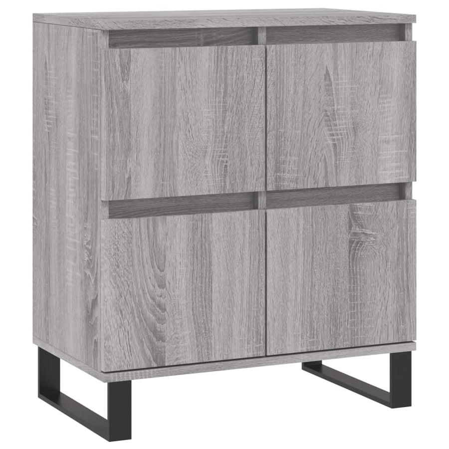 Dressoirs 3 St Bewerkt Hout Grijs Sonoma Eikenkleurig