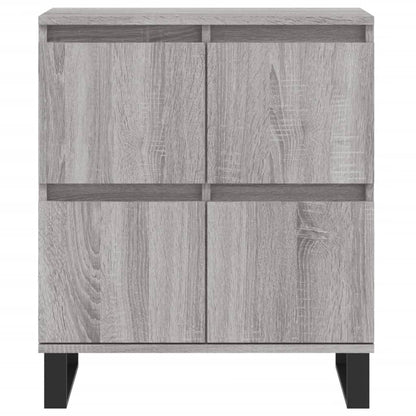 Dressoirs 3 St Bewerkt Hout Grijs Sonoma Eikenkleurig