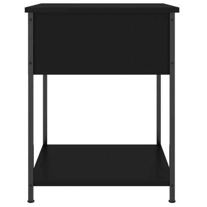 Nachtkastjes 2 St 44X45X58 Cm Bewerkt Hout Zwart