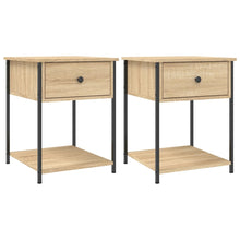 Nachtkastjes 2 St 44X45X58 Cm Sonoma Eikenkleurig
