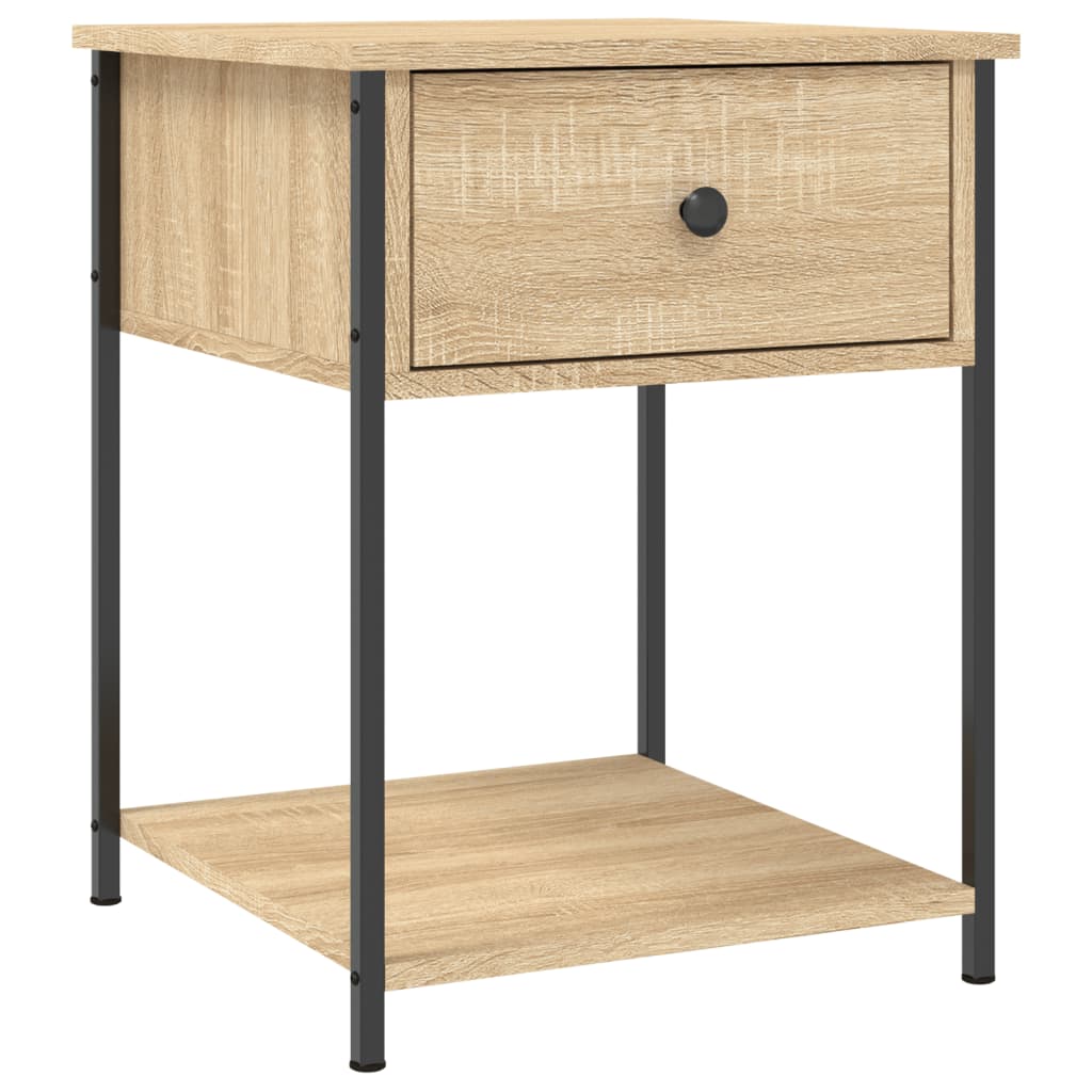 Nachtkastjes 2 St 44X45X58 Cm Sonoma Eikenkleurig