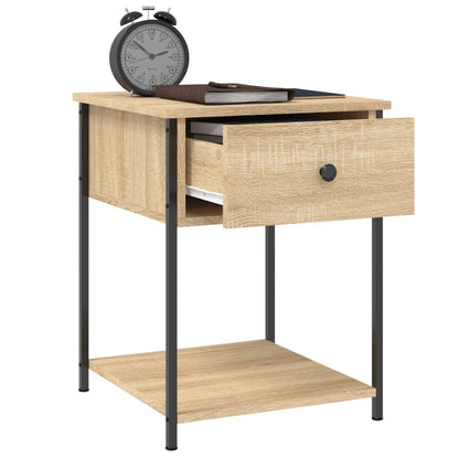 Nachtkastjes 2 St 44X45X58 Cm Sonoma Eikenkleurig