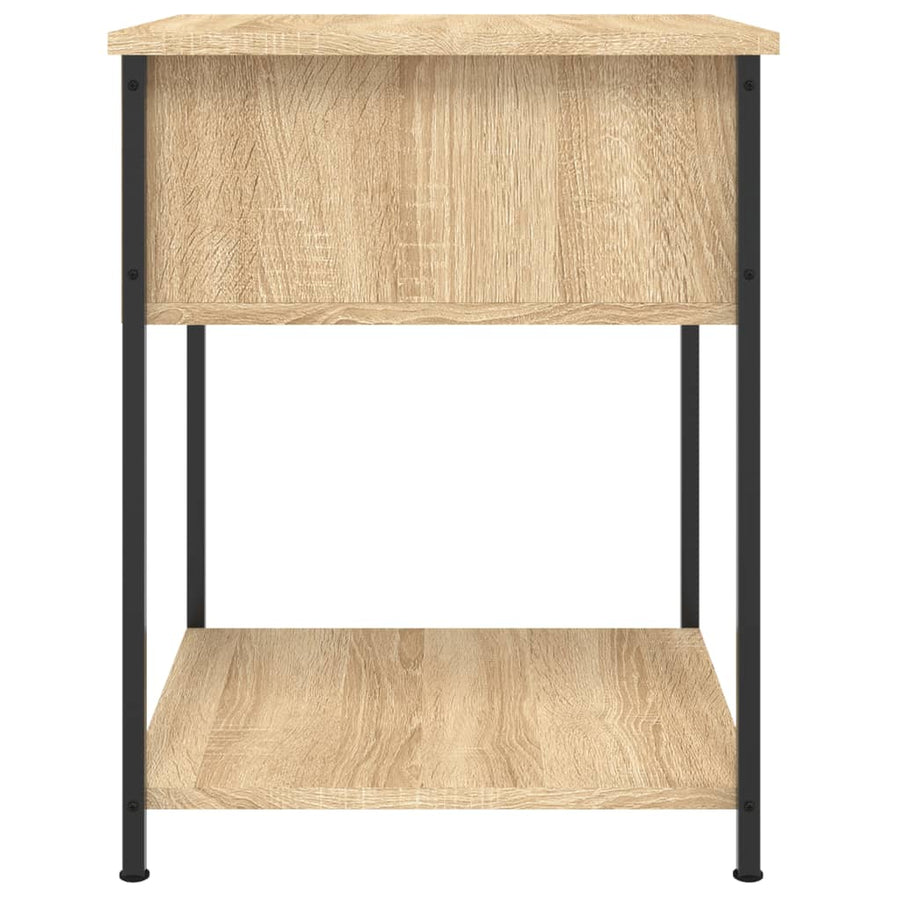 Nachtkastjes 2 St 44X45X58 Cm Sonoma Eikenkleurig