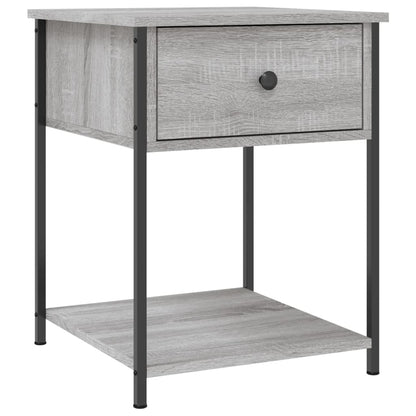 Nachtkastjes 2 St 44X45X58 Cm Bewerkt Hout Grijs Sonoma Eiken