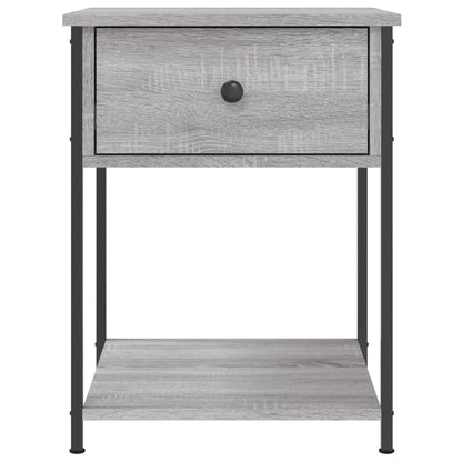 Nachtkastjes 2 St 44X45X58 Cm Bewerkt Hout Grijs Sonoma Eiken