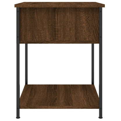 Nachtkastjes 2 St 44X45X58 Cm Bewerkt Hout Bruin Eikenkleur