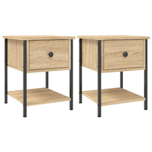 Nachtkastjes 34X35,5X45 Cm Kleurig 2 Sonoma eiken