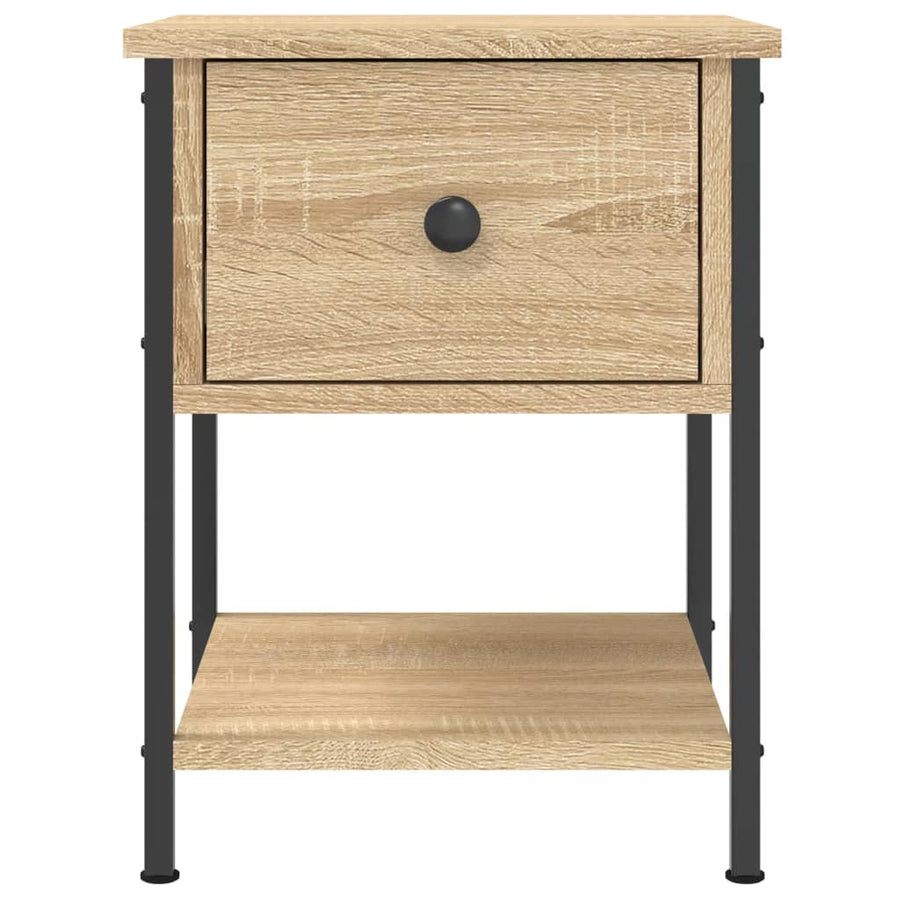 Nachtkastjes 34X35,5X45 Cm Kleurig 2 Sonoma eiken