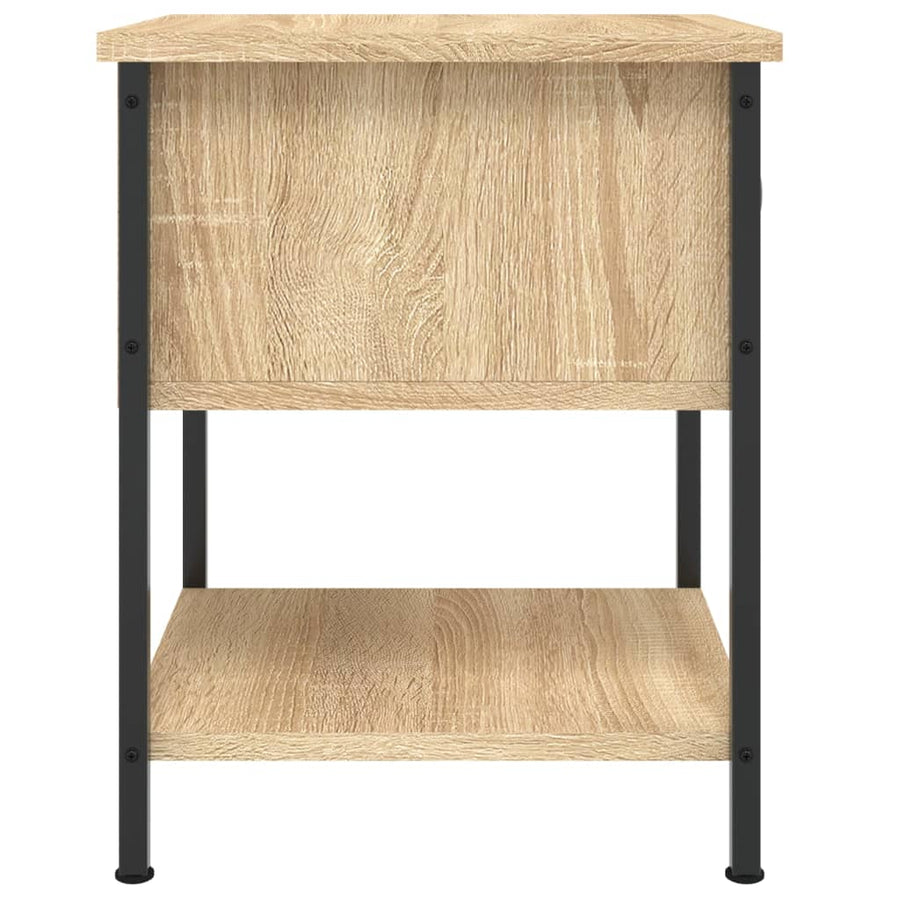 Nachtkastjes 34X35,5X45 Cm Kleurig 2 Sonoma eiken