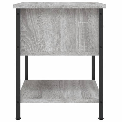 Nachtkastjes 34X35,5X45 Cm Bewerkt Hout Eiken 2 Grijs sonoma