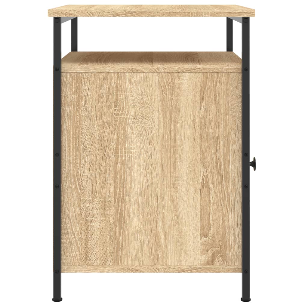 Nachtkastje 40X42X60 Cm Bewerkt Hout Kleurig 1 Sonoma eiken