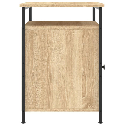 Nachtkastje 40X42X60 Cm Bewerkt Hout Kleurig 1 Sonoma eiken