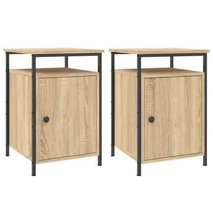 Nachtkastjes 40X4X60 Cm Bewerkt Hout Kleurig 2 Sonoma eiken