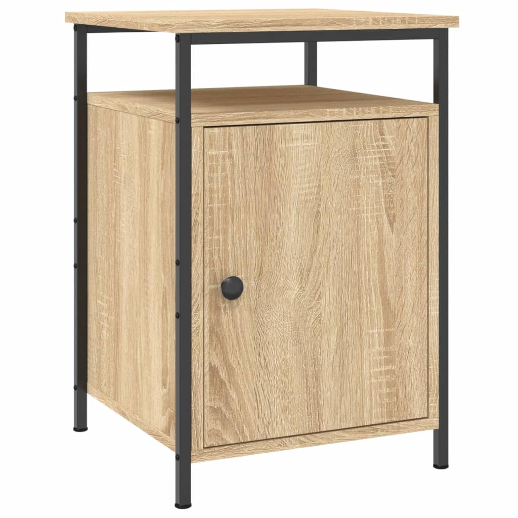 Nachtkastjes 40X4X60 Cm Bewerkt Hout Kleurig 2 Sonoma eiken