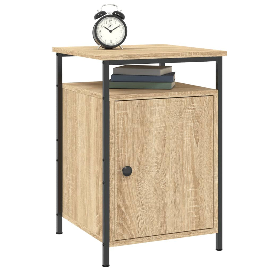 Nachtkastjes 40X4X60 Cm Bewerkt Hout Kleurig 2 Sonoma eiken