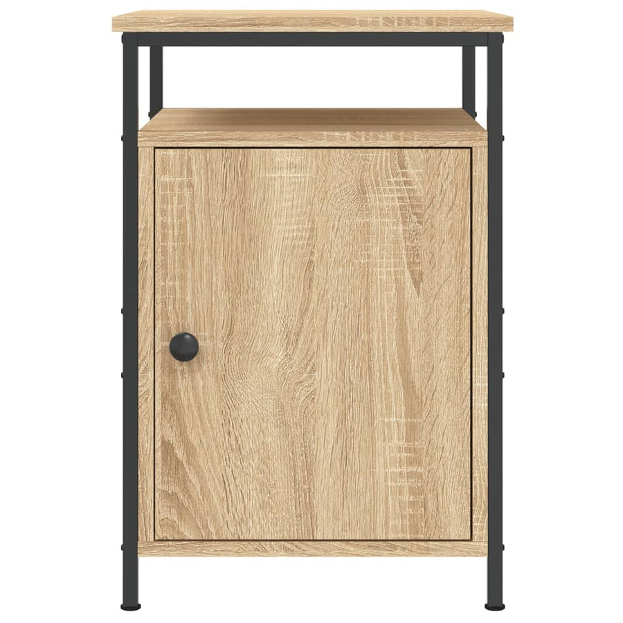 Nachtkastjes 40X4X60 Cm Bewerkt Hout Kleurig 2 Sonoma eiken