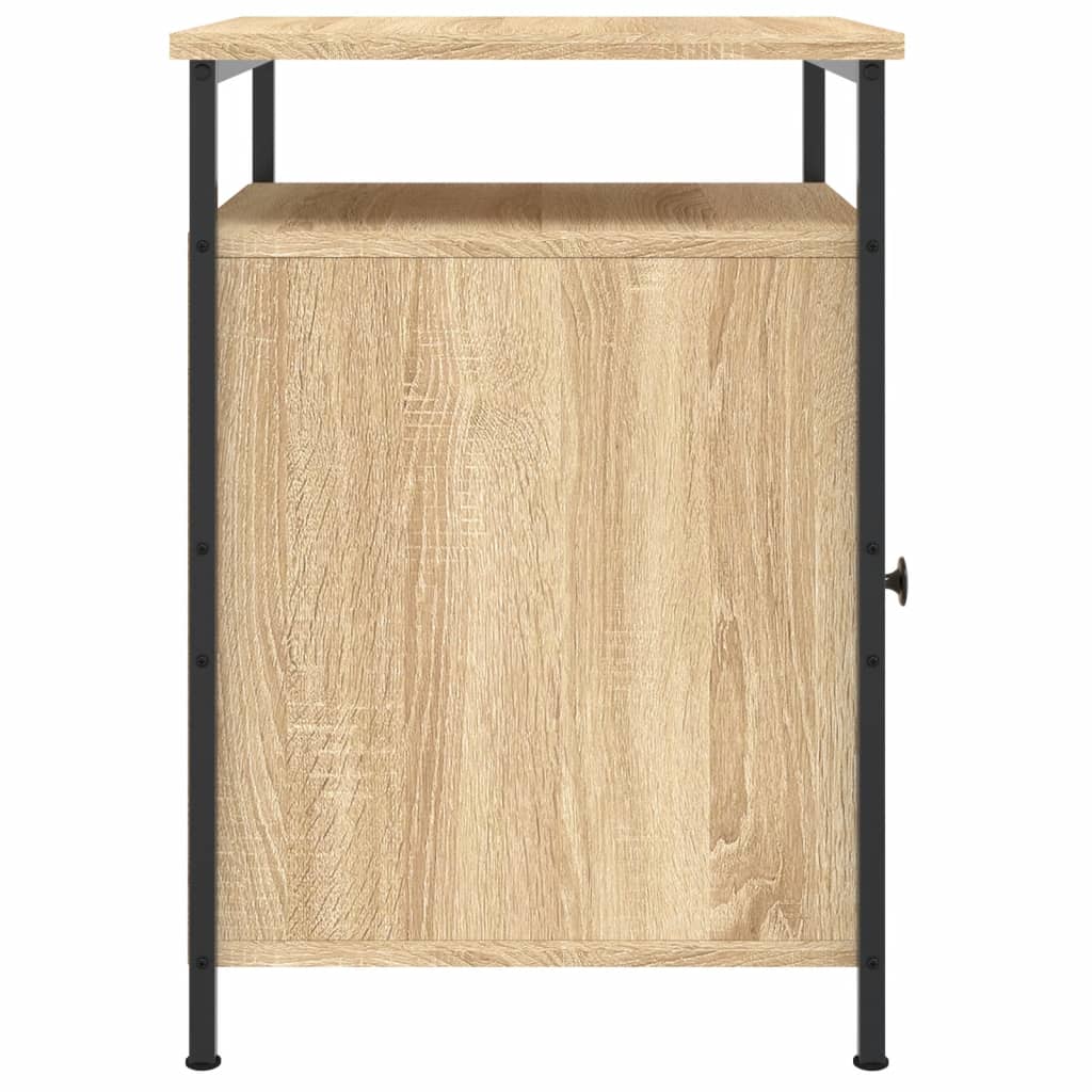 Nachtkastjes 40X4X60 Cm Bewerkt Hout Kleurig 2 Sonoma eiken