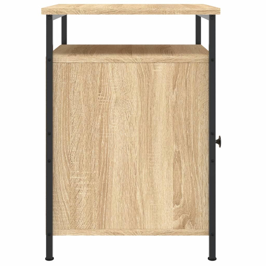 Nachtkastjes 40X4X60 Cm Bewerkt Hout Kleurig 2 Sonoma eiken
