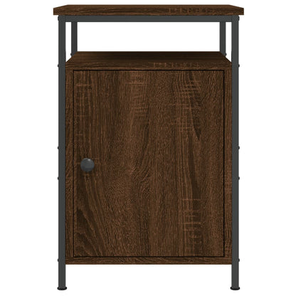 Nachtkastje 40X42X60 Cm Bewerkt Hout Bruin Eikenkleur