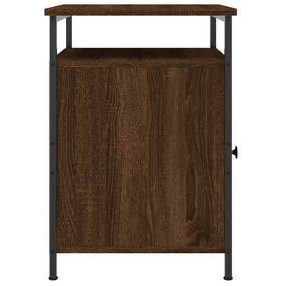Nachtkastje 40X42X60 Cm Bewerkt Hout Bruin Eikenkleur