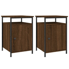 Nachtkastjes 40X4X60 Cm Bewerkt Hout Bruin Eikenkleur 2 Bruineiken