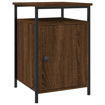 Nachtkastjes 40X4X60 Cm Bewerkt Hout Bruin Eikenkleur 2 Bruineiken