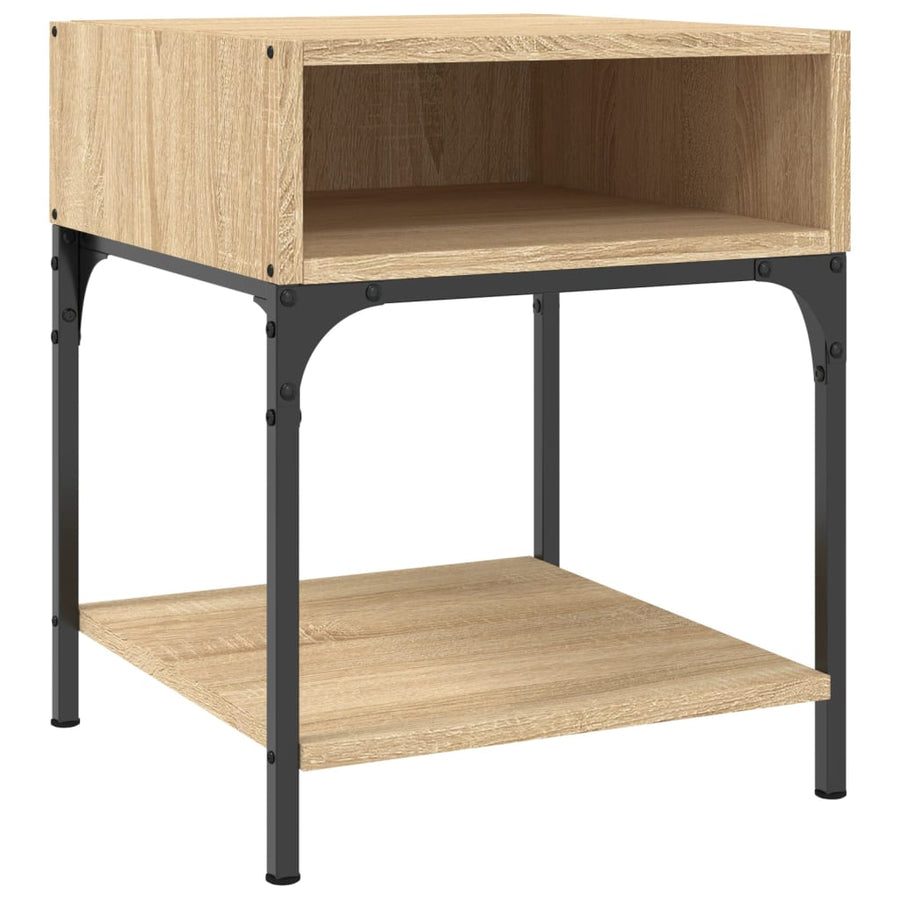 Nachtkastjes 2 St 40X41X50 Cm Bewerkt Hout Sonoma Eikenkleurig
