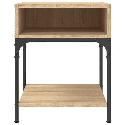 Nachtkastjes 2 St 40X41X50 Cm Bewerkt Hout Sonoma Eikenkleurig