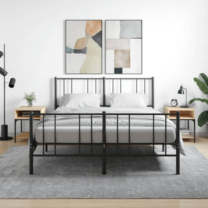 Nachtkastjes 2 St 40X41X50 Cm Bewerkt Hout Sonoma Eikenkleurig