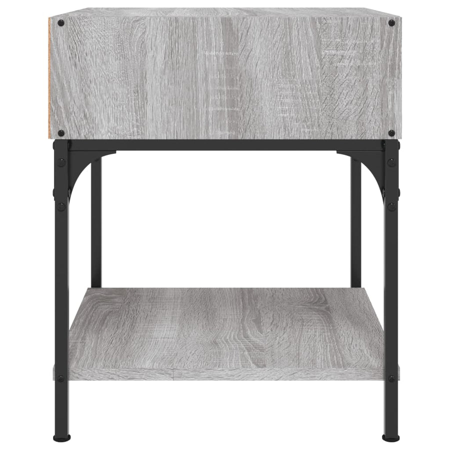 Nachtkastjes 2 St 40X41X50 Cm Bewerkt Hout Grijs Sonoma Eiken