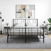 Nachtkastjes 2 st 40x41x50 cm bewerkt hout grijs