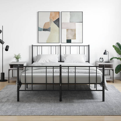 Nachtkastjes 2 St 40X41X50 Cm Bewerkt Hout Grijs Sonoma Eiken