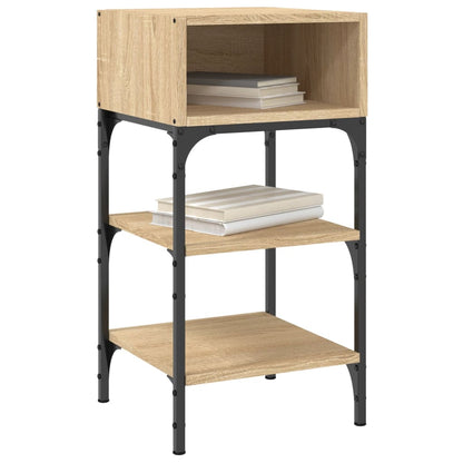 Nachtkastjes 2 St 35X34,5X70 Cm Sonoma Eikenkleurig