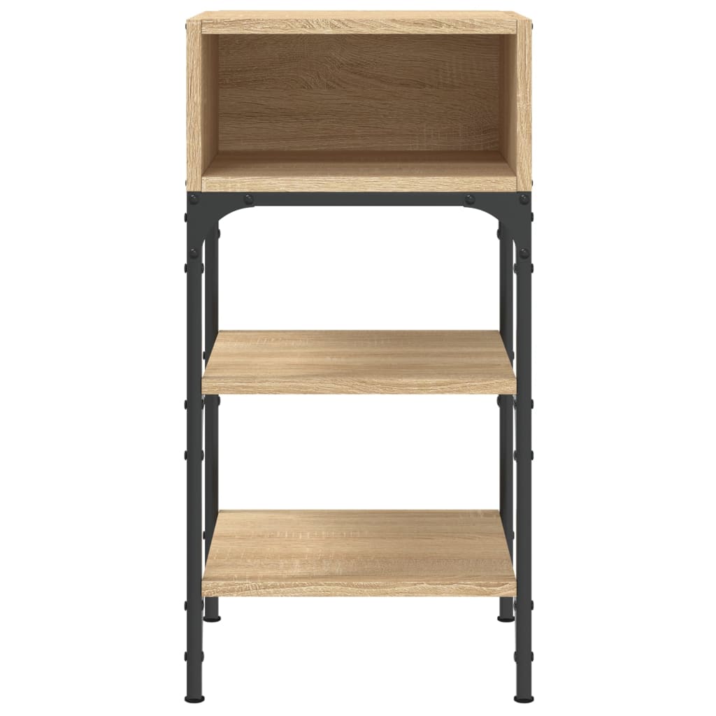 Nachtkastjes 2 St 35X34,5X70 Cm Sonoma Eikenkleurig