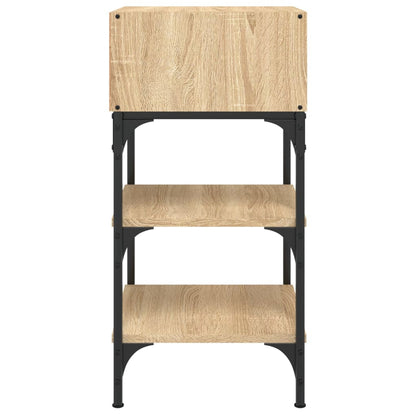 Nachtkastjes 2 St 35X34,5X70 Cm Sonoma Eikenkleurig