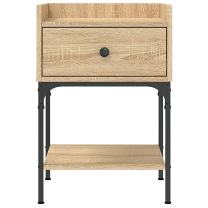 Nachtkastje 40,5X3X60 Cm Bewerkt Hout Kleurig 1 Sonoma eiken