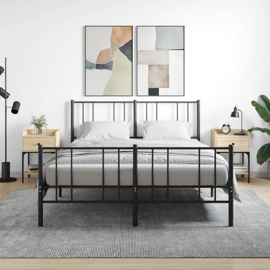 Nachtkastjes 2 st 40,5x31x60 cm bewerkt hout sonoma eikenkleur