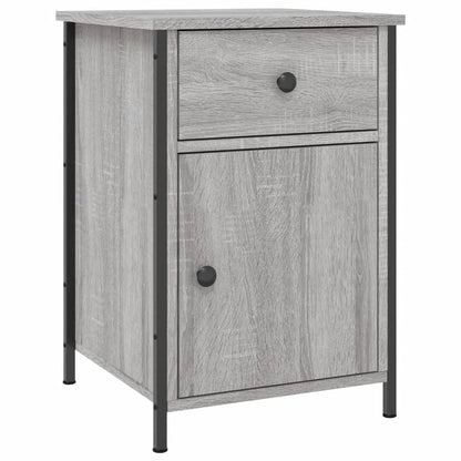 Nachtkastjes 2 St 40X42X60 Cm Bewerkt Hout Grijs Sonoma Eiken