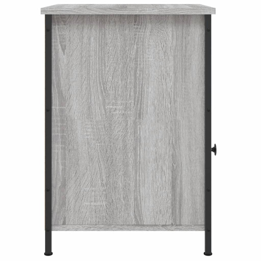 Nachtkastjes 2 St 40X42X60 Cm Bewerkt Hout Grijs Sonoma Eiken