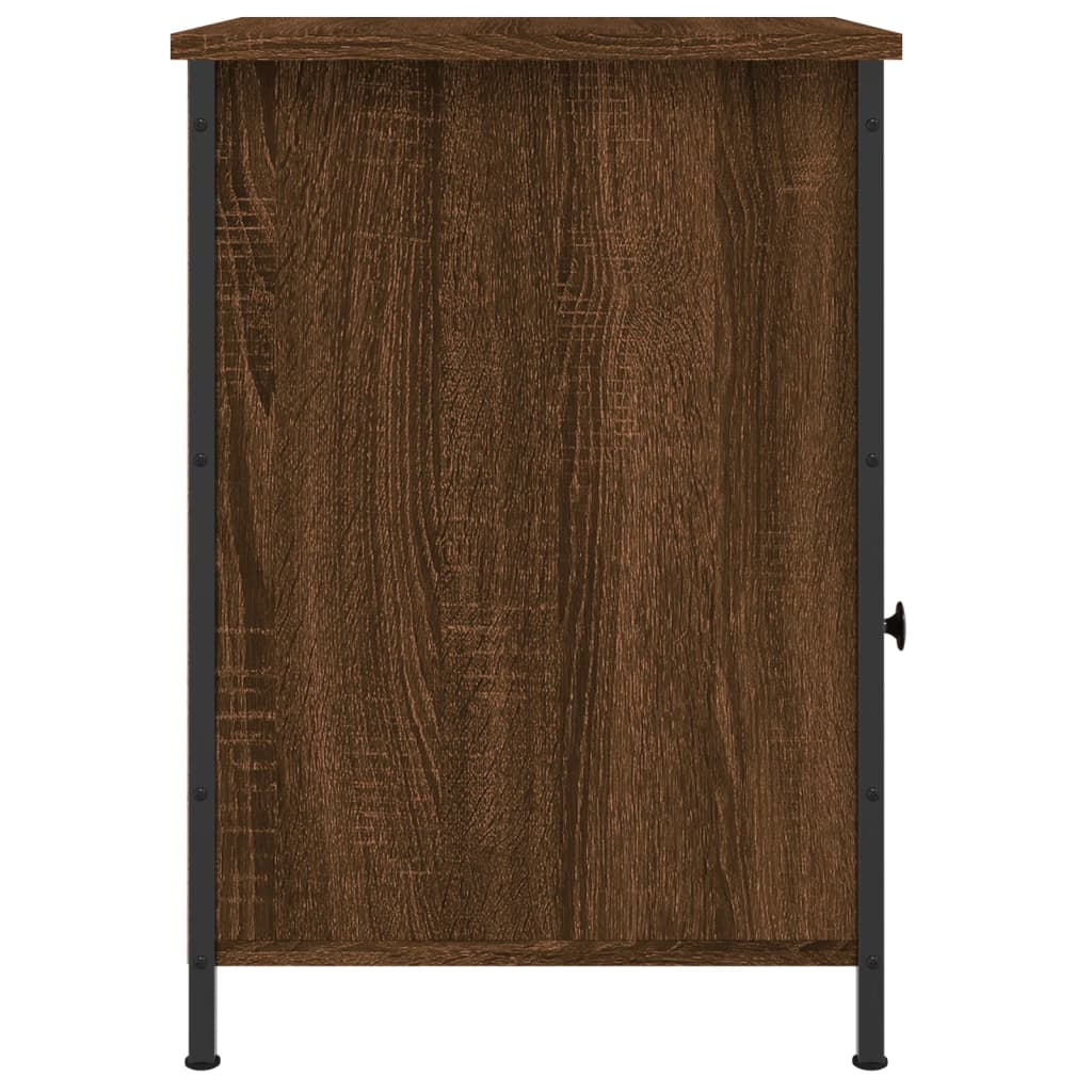 Nachtkastjes 2 St 40X42X60 Cm Bewerkt Hout Bruin Eikenkleur