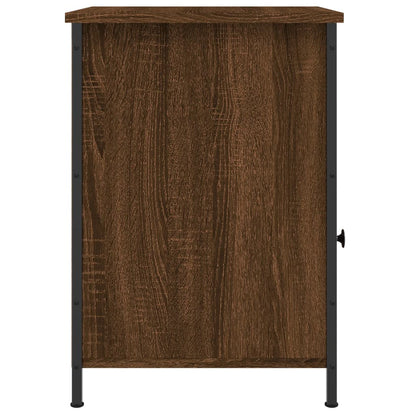 Nachtkastjes 2 St 40X42X60 Cm Bewerkt Hout Bruin Eikenkleur