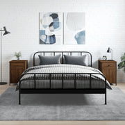 Nachtkastjes 2 st 40x42x60 cm bewerkt hout bruin